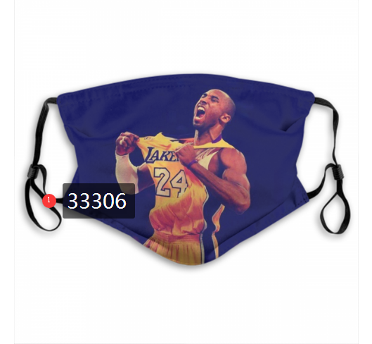 2021 NBA Los Angeles Lakers #24 kobe bryant 33306 Dust mask with filter
